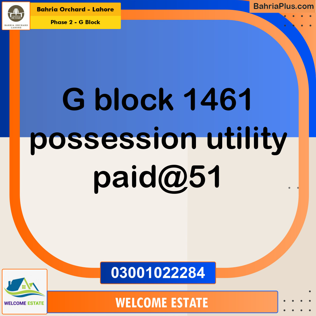 Residential Plot for Sale in Phase 2 - G Block -  Bahria Orchard, Lahore - (BP-194970)