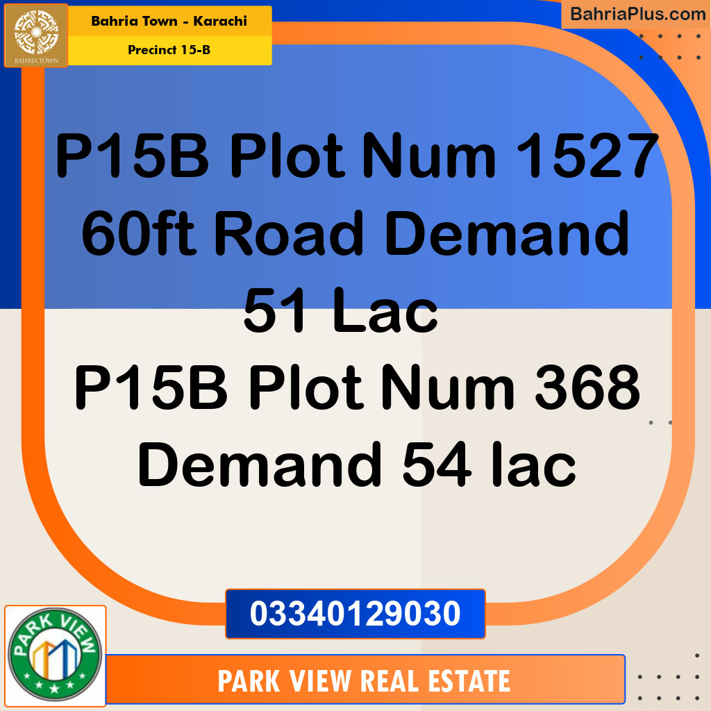 125 Sq. Yards Residential Plot for Sale in Precinct 15-B -  Bahria Town, Karachi - (BP-194994)