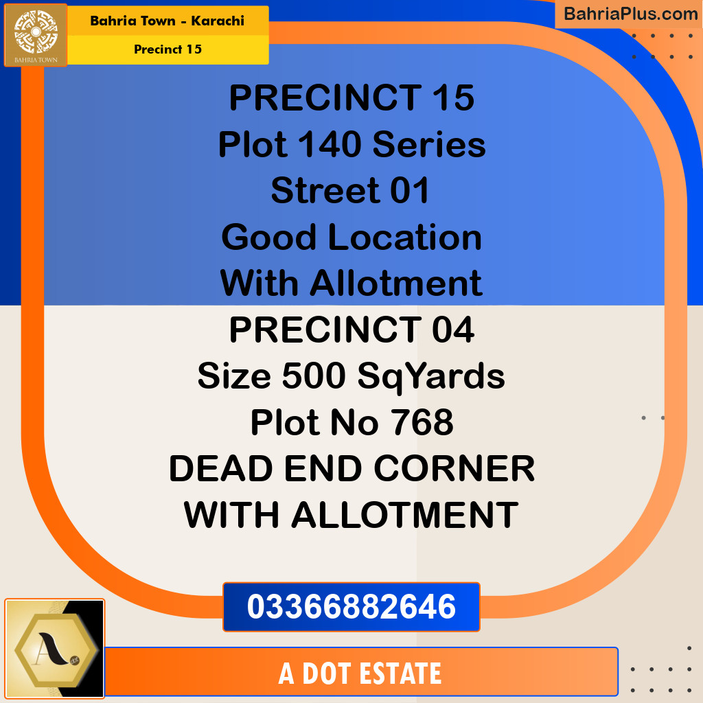 125 Sq. Yards Residential Plot for Sale in Precinct 15 - Bahria Town, Karachi - (BP-195067)