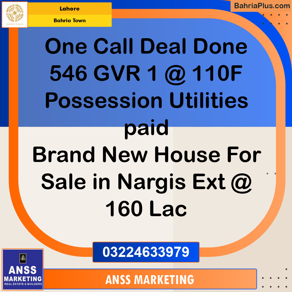 Residential Plot for Sale in Bahria Town, Lahore - (BP-195090)