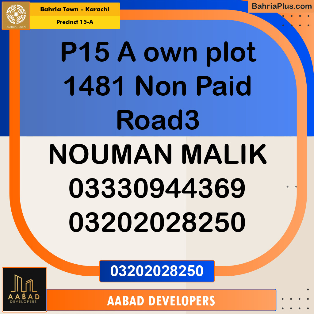 125 Sq. Yards Residential Plot for Sale in Precinct 15-A -  Bahria Town, Karachi - (BP-195293)