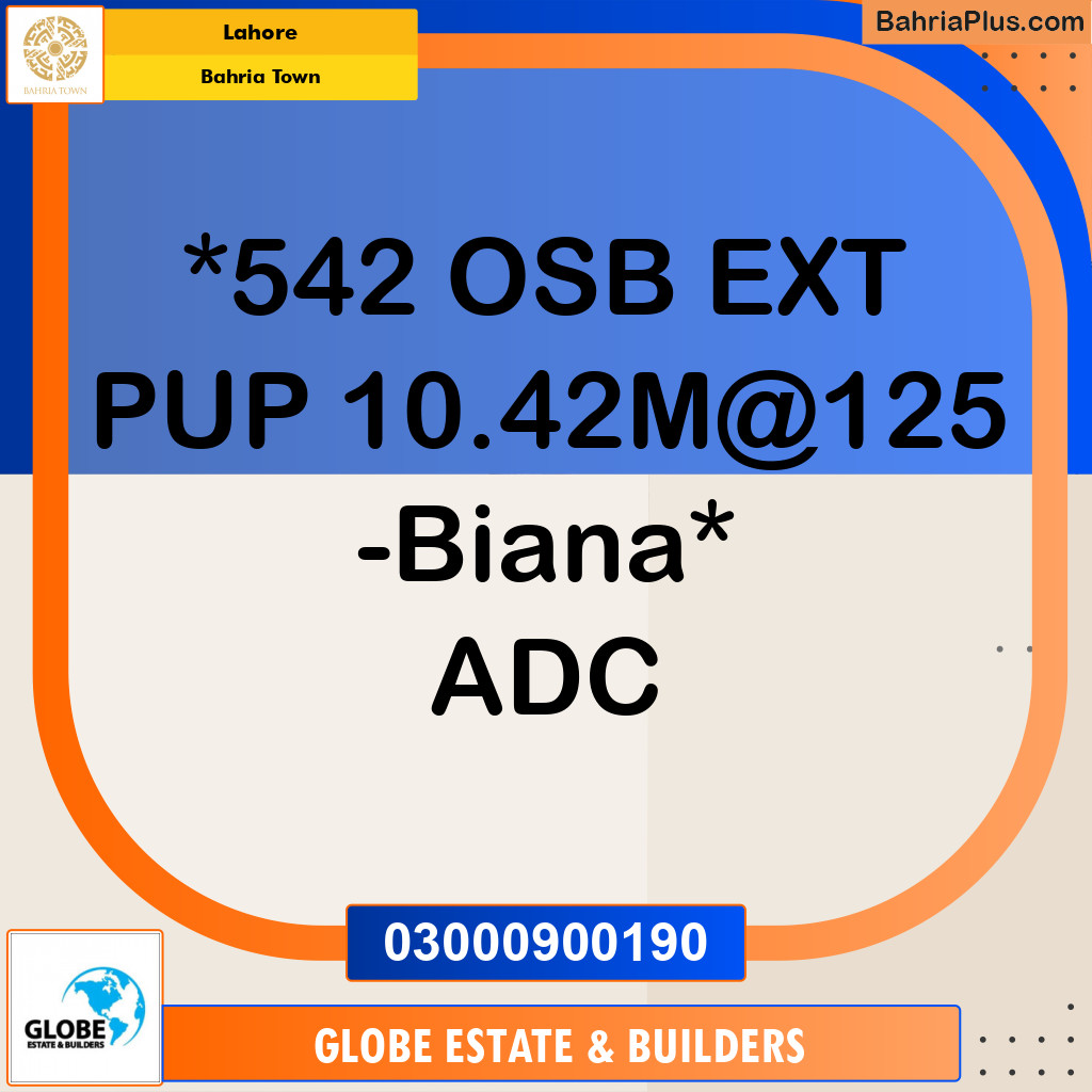 Residential Plot for Sale in Bahria Town, Lahore - (BP-195309)