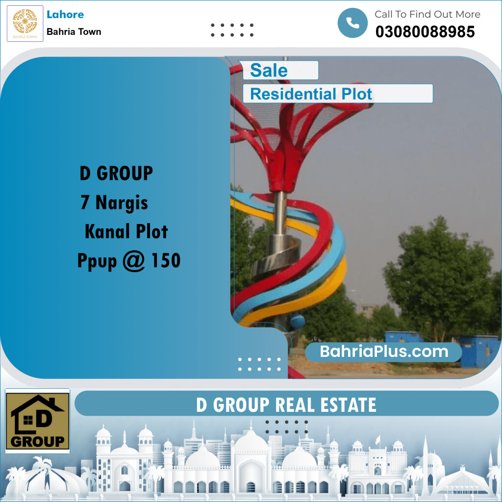 Residential Plot for Sale in Bahria Town, Lahore - (BP-195563)
