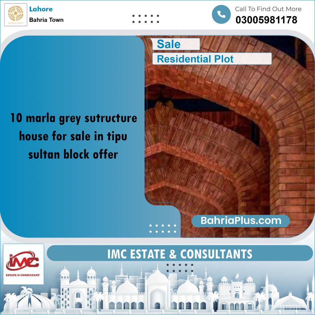 Residential Plot for Sale in Bahria Town, Lahore - (BP-195586)