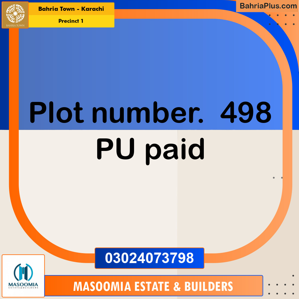 250 Sq. Yards Residential Plot for Sale in Precinct 1 -  Bahria Town, Karachi - (BP-195603)