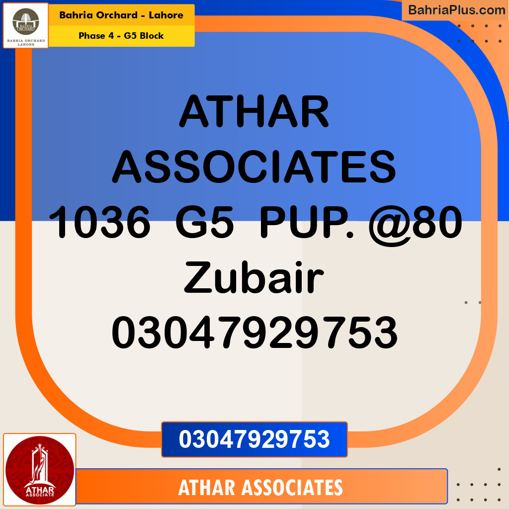 Residential Plot for Sale in Phase 4 - G5 Block -  Bahria Orchard, Lahore - (BP-195623)