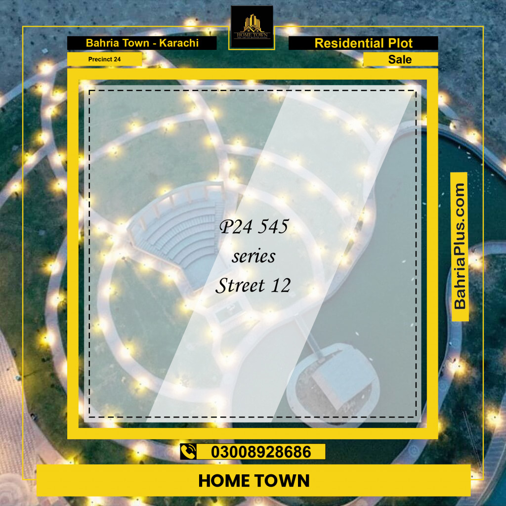 125 Sq. Yards Residential Plot for Sale in Precinct 24 -  Bahria Town, Karachi - (BP-195629)