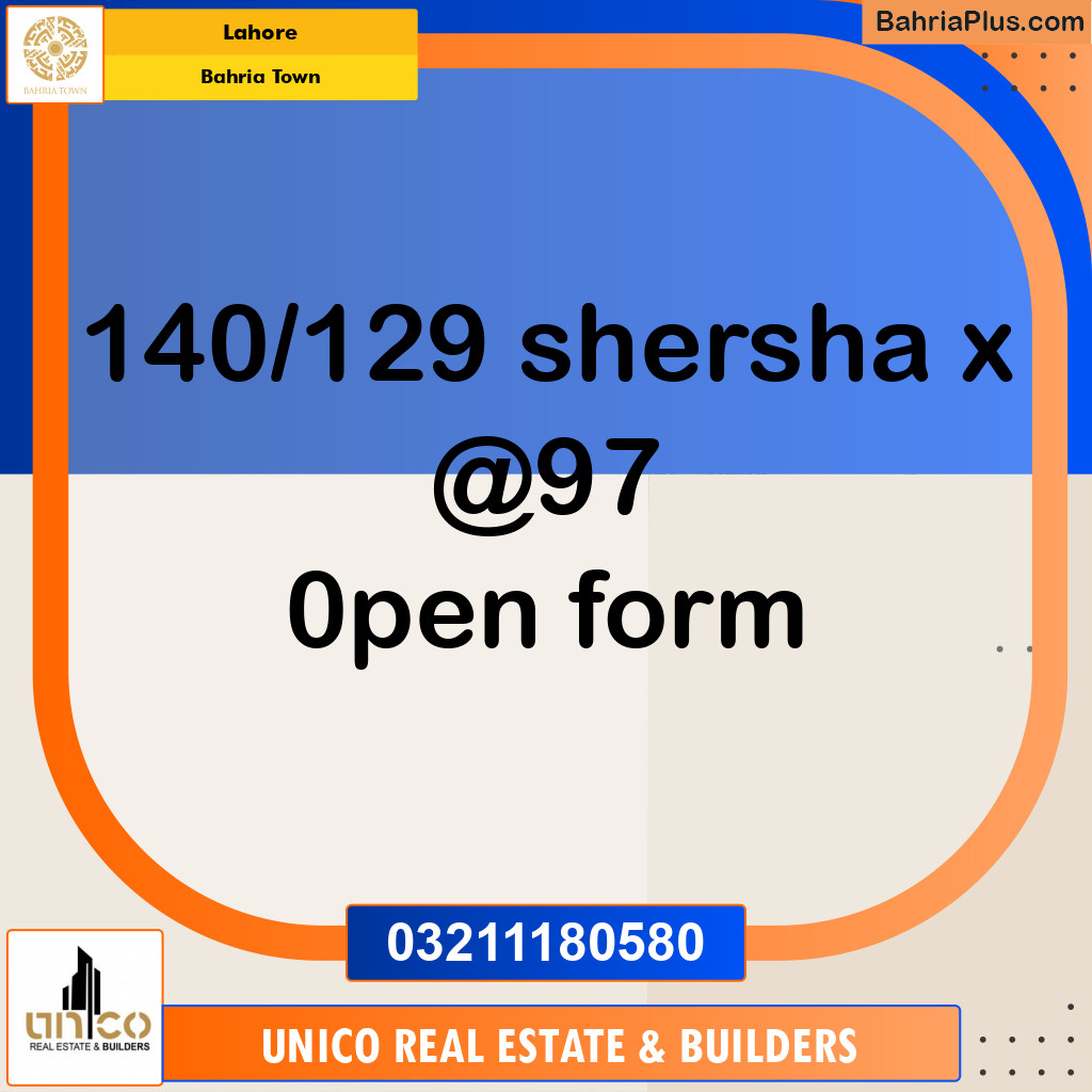 Residential Plot for Sale in Bahria Town, Lahore - (BP-195733)