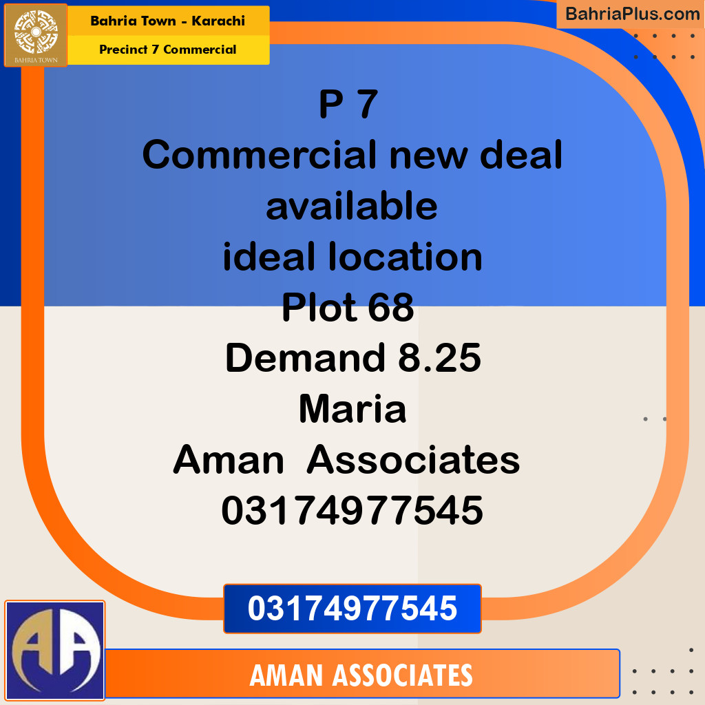 Residential Plot for Sale in Precinct 7 Commercial -  Bahria Town, Karachi - (BP-195738)
