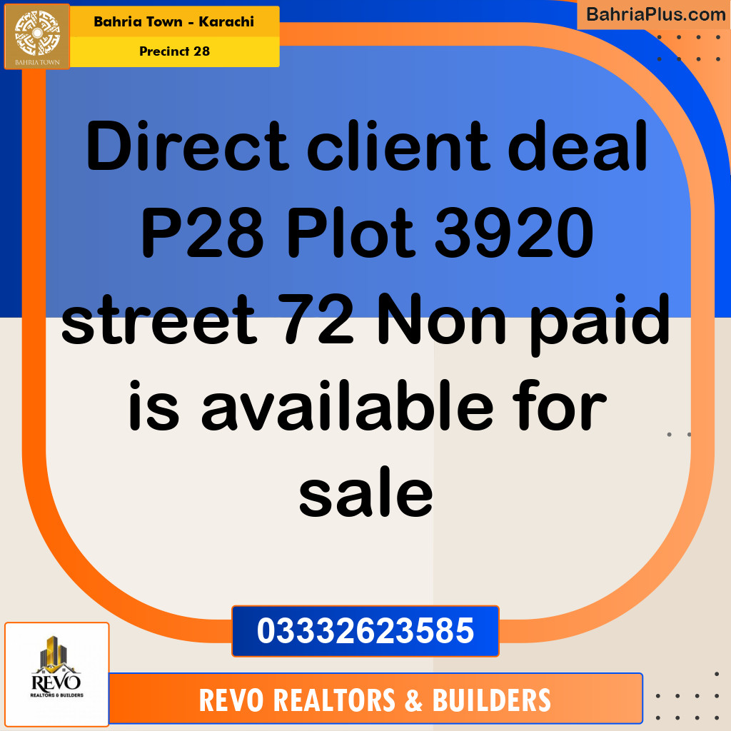 125 Sq. Yards Residential Plot for Sale in Precinct 28 -  Bahria Town, Karachi - (BP-195787)