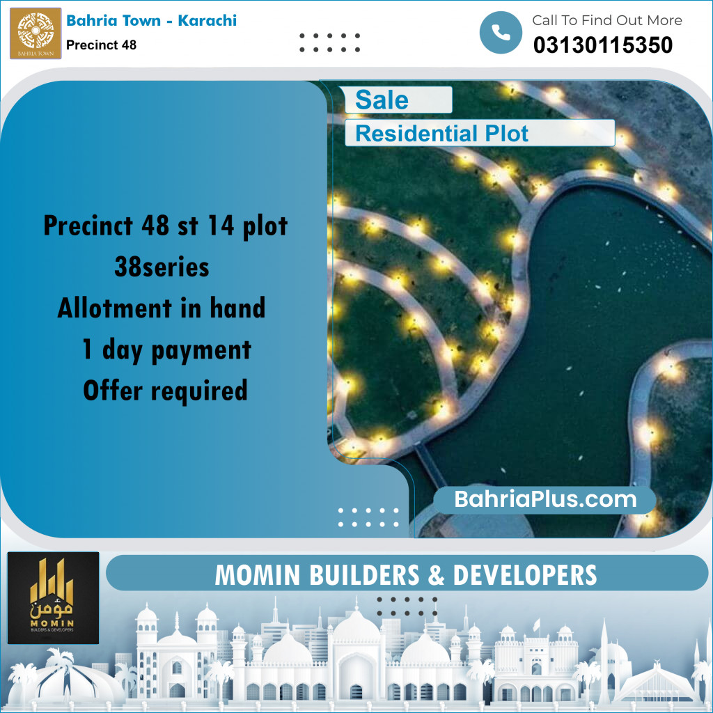Residential Plot for Sale in Precinct 48 -  Bahria Town, Karachi - (BP-195896)
