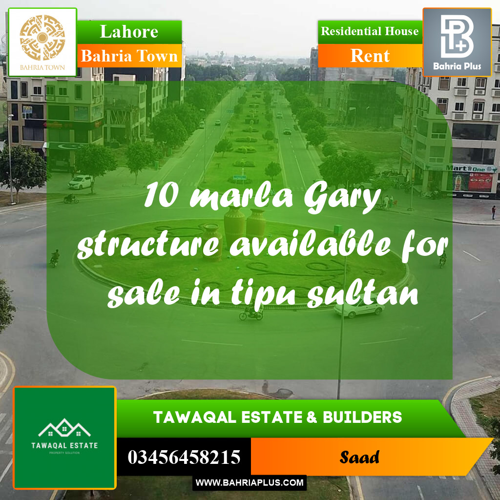 Residential House for Rent in Bahria Town, Lahore - (BP-196271)