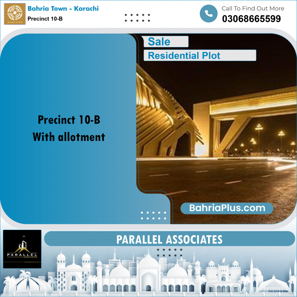 125 Sq. Yards Residential Plot for Sale in Precinct 10-B - Bahria Town, Karachi - (BP-196586)