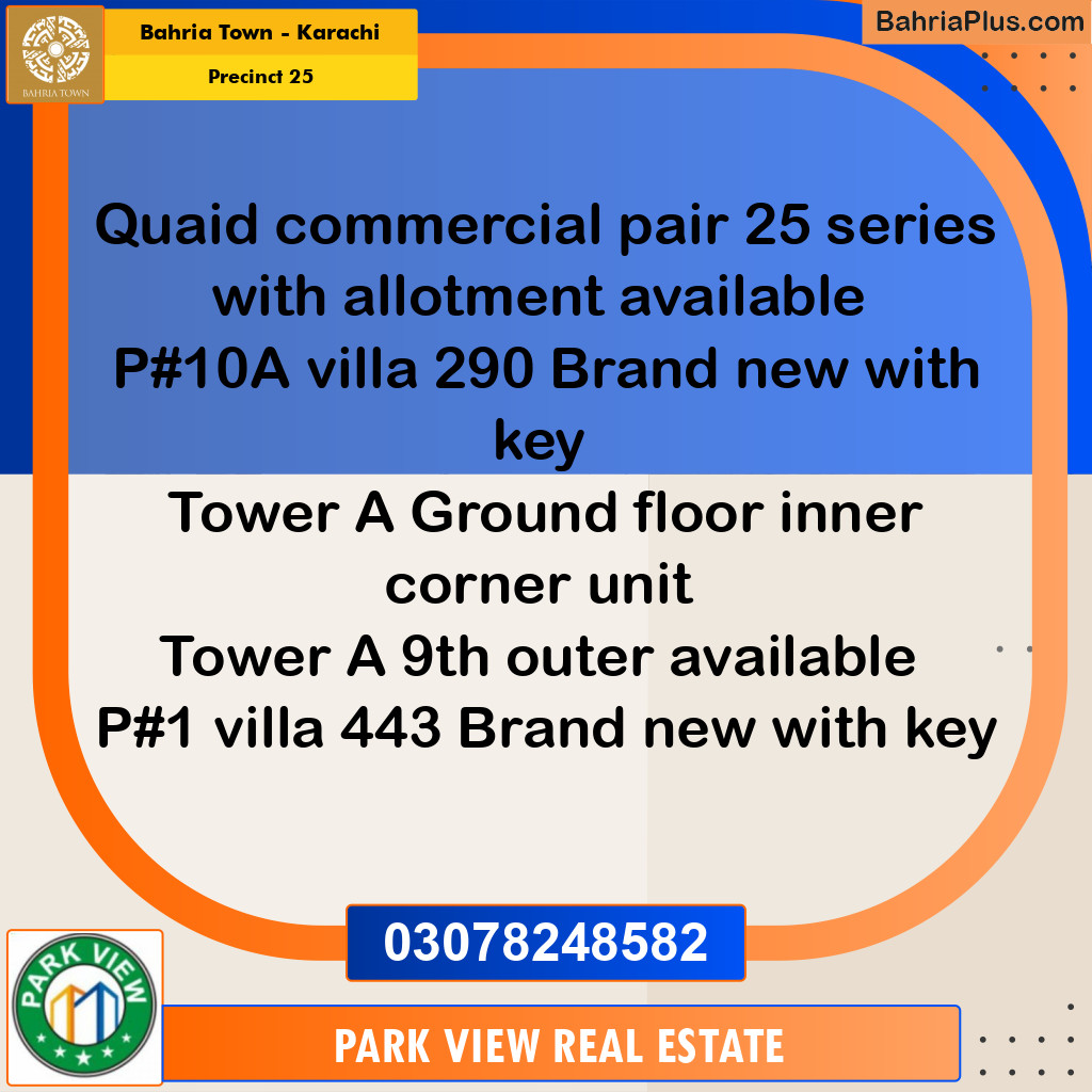 125 Sq. Yards Residential Plot for Sale in Precinct 25 - Bahria Town, Karachi - (BP-196737)
