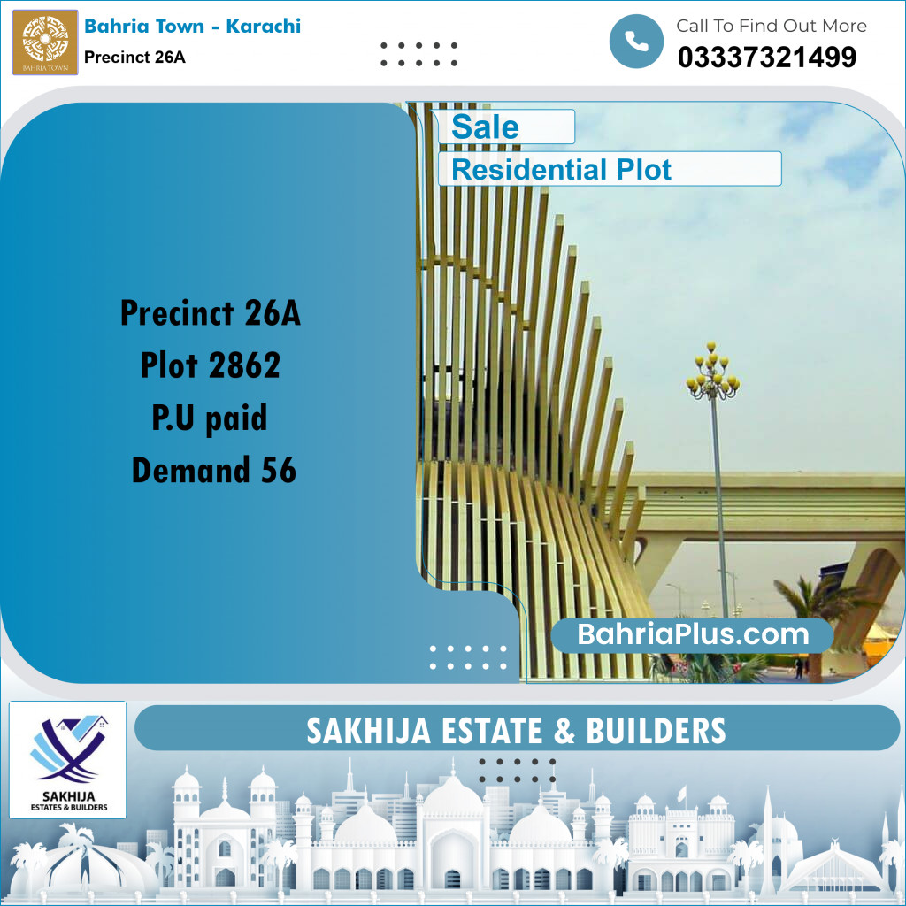 125 Sq. Yards Residential Plot for Sale in Precinct 26A -  Bahria Town, Karachi - (BP-196767)