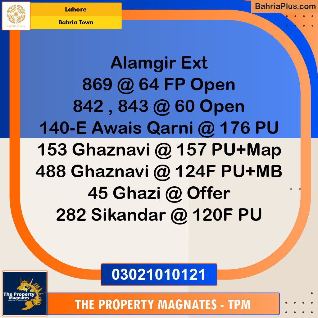 Residential Plot for Sale in Bahria Town, Lahore - (BP-196783)