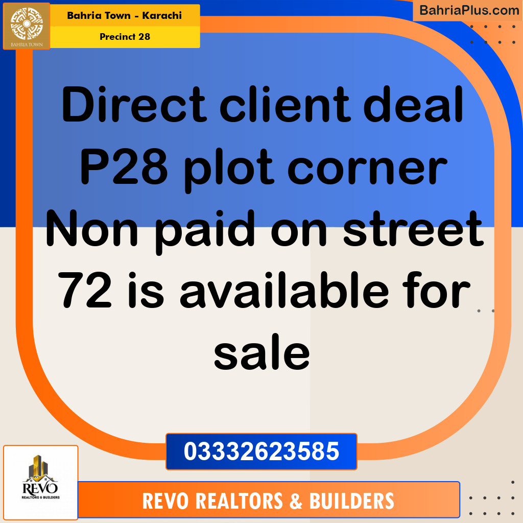 125 Sq. Yards Residential Plot for Sale in Precinct 28 -  Bahria Town, Karachi - (BP-197237)