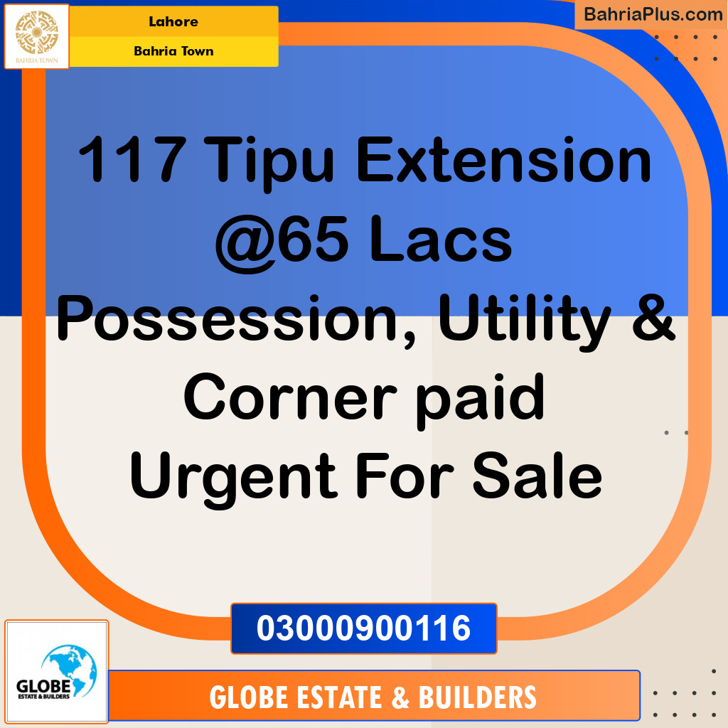 Residential Plot for Sale in Bahria Town, Lahore - (BP-197344)