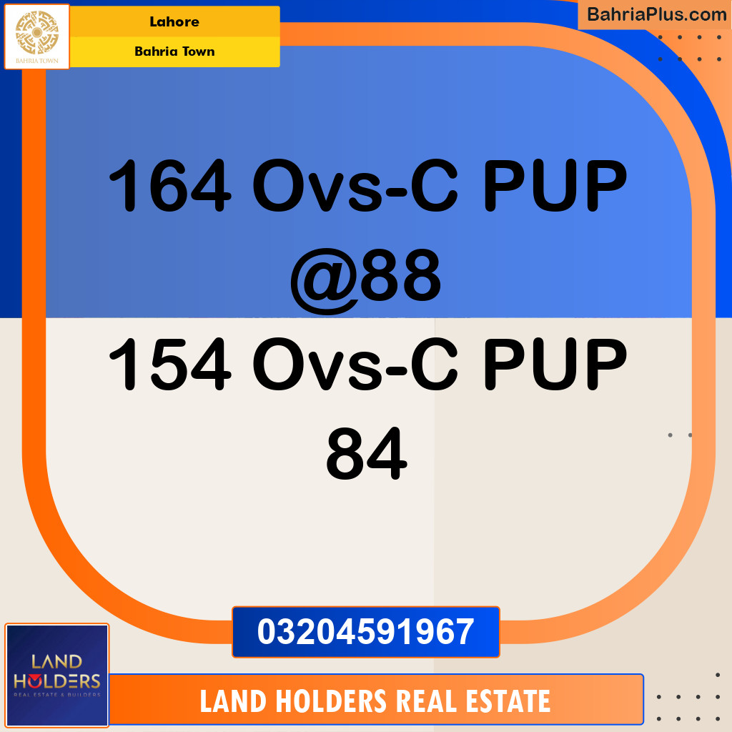 Residential Plot for Sale in Bahria Town, Lahore - (BP-197381)