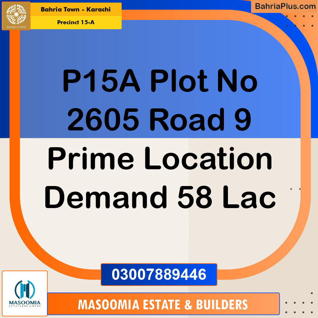 125 Sq. Yards Residential Plot for Sale in Precinct 15-A - Bahria Town, Karachi - (BP-197431)
