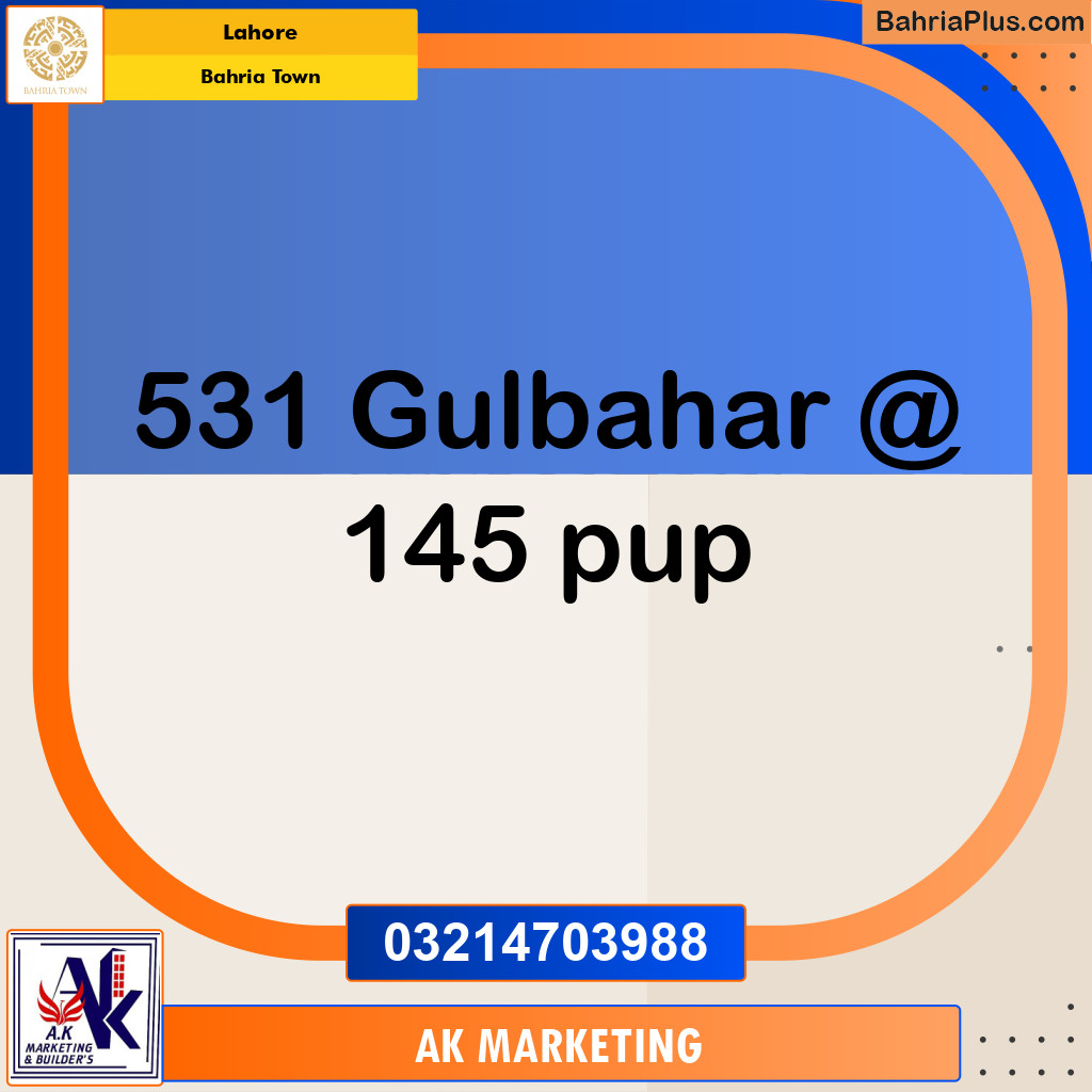 Residential Plot for Sale in Bahria Town, Lahore - (BP-197652)