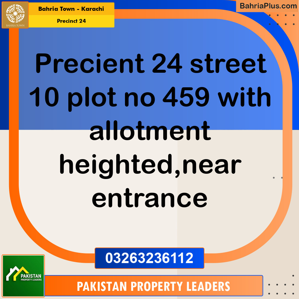 125 Sq. Yards Residential Plot for Sale in Precinct 24 -  Bahria Town, Karachi - (BP-197716)