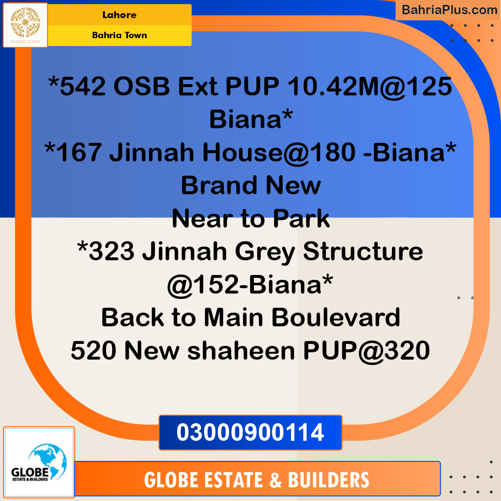 Residential Plot for Sale in Bahria Town, Lahore - (BP-197779)