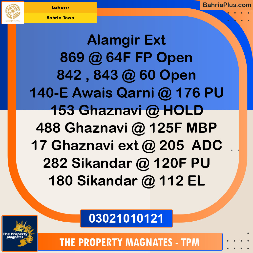 Residential Plot for Sale in Bahria Town, Lahore - (BP-197789)