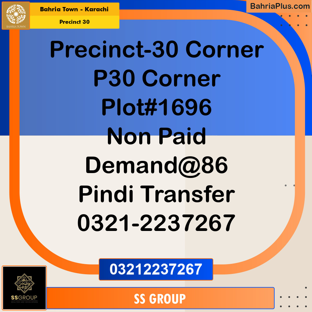 250 Sq. Yards Residential Plot for Sale in Precinct 30 - Bahria Town, Karachi - (BP-197813)