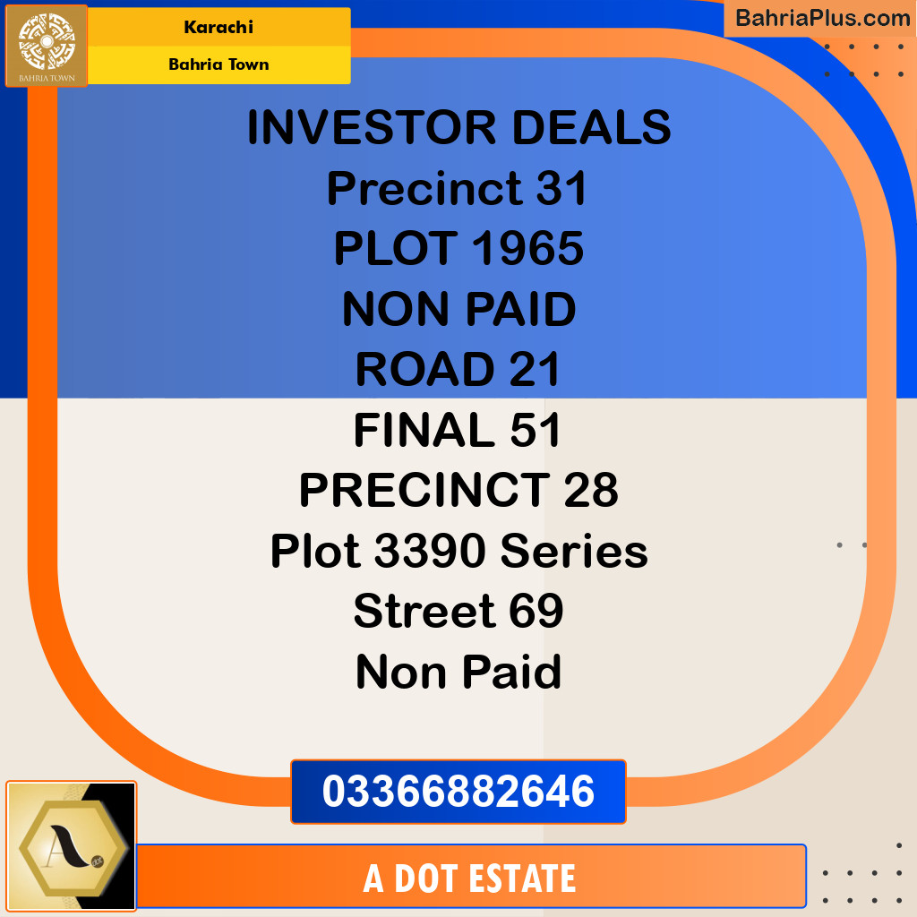 Residential Plot for Sale in Bahria Town, Karachi - (BP-197920)