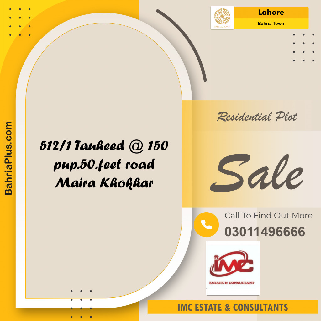 Residential Plot for Sale in Bahria Town, Lahore - (BP-198157)