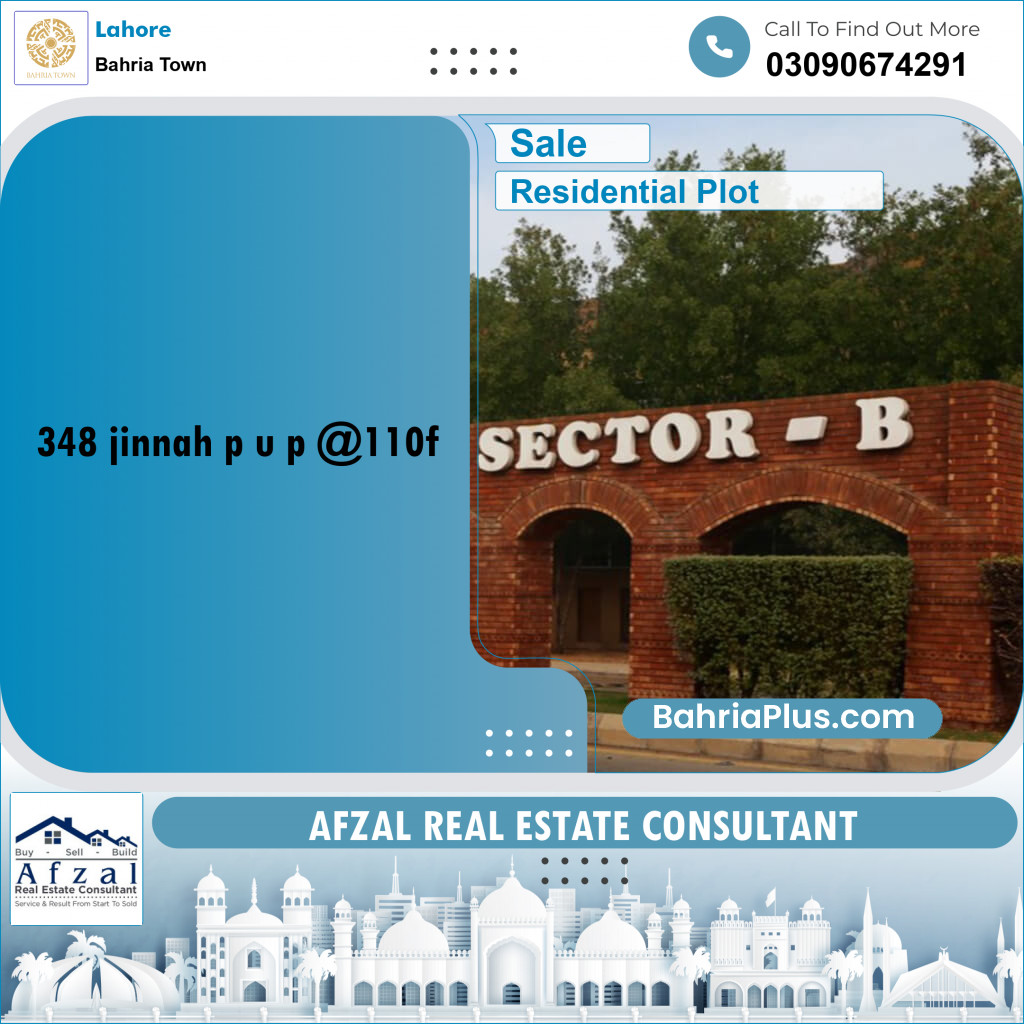Residential Plot for Sale in Bahria Town, Lahore - (BP-198232)