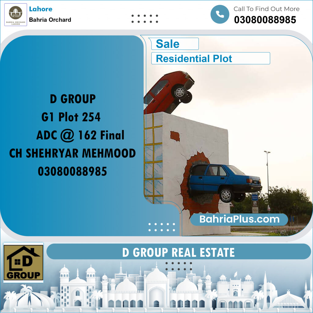 Residential Plot for Sale in Bahria Orchard, Lahore - (BP-198261)