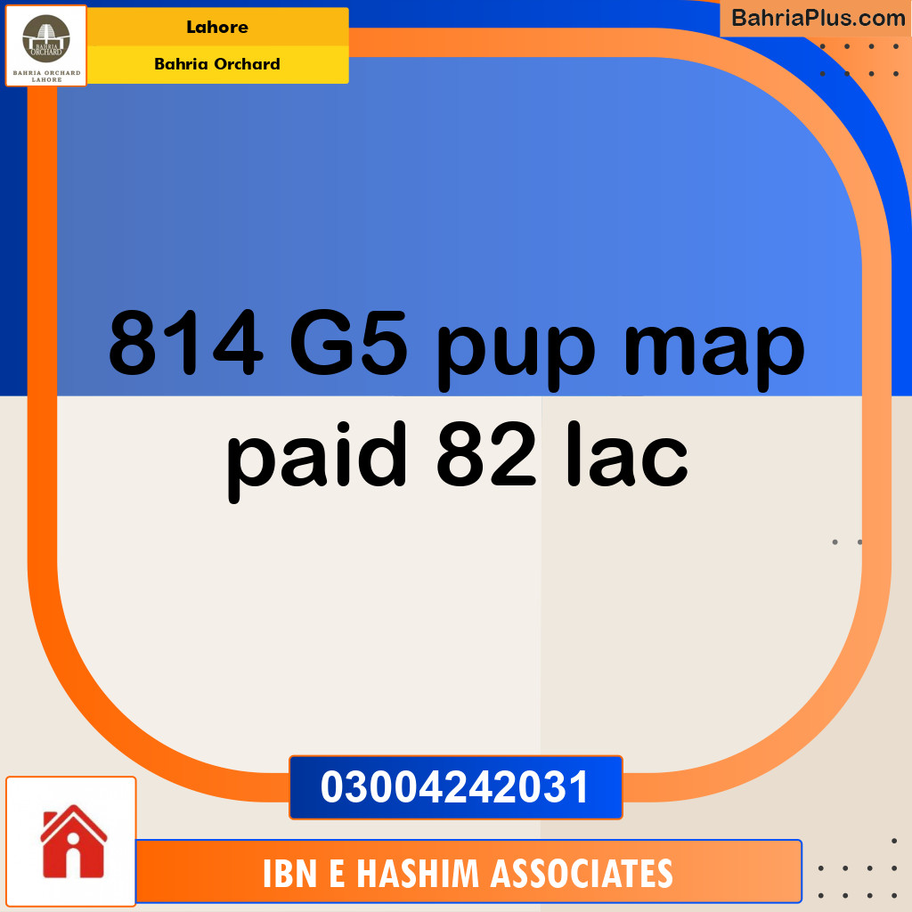 Residential Plot for Sale in Bahria Orchard, Lahore - (BP-198413)