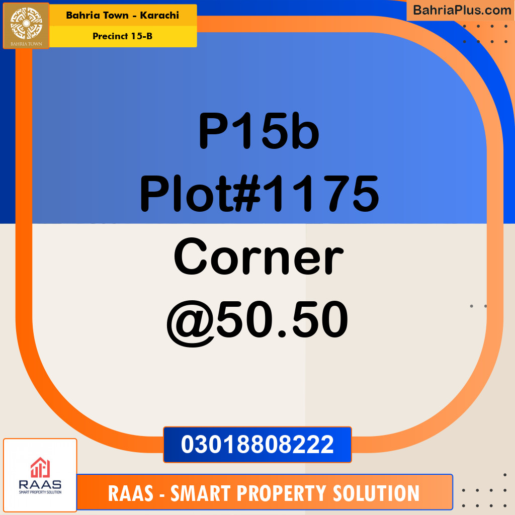 125 Sq. Yards Residential Plot for Sale in Precinct 15-B -  Bahria Town, Karachi - (BP-198449)