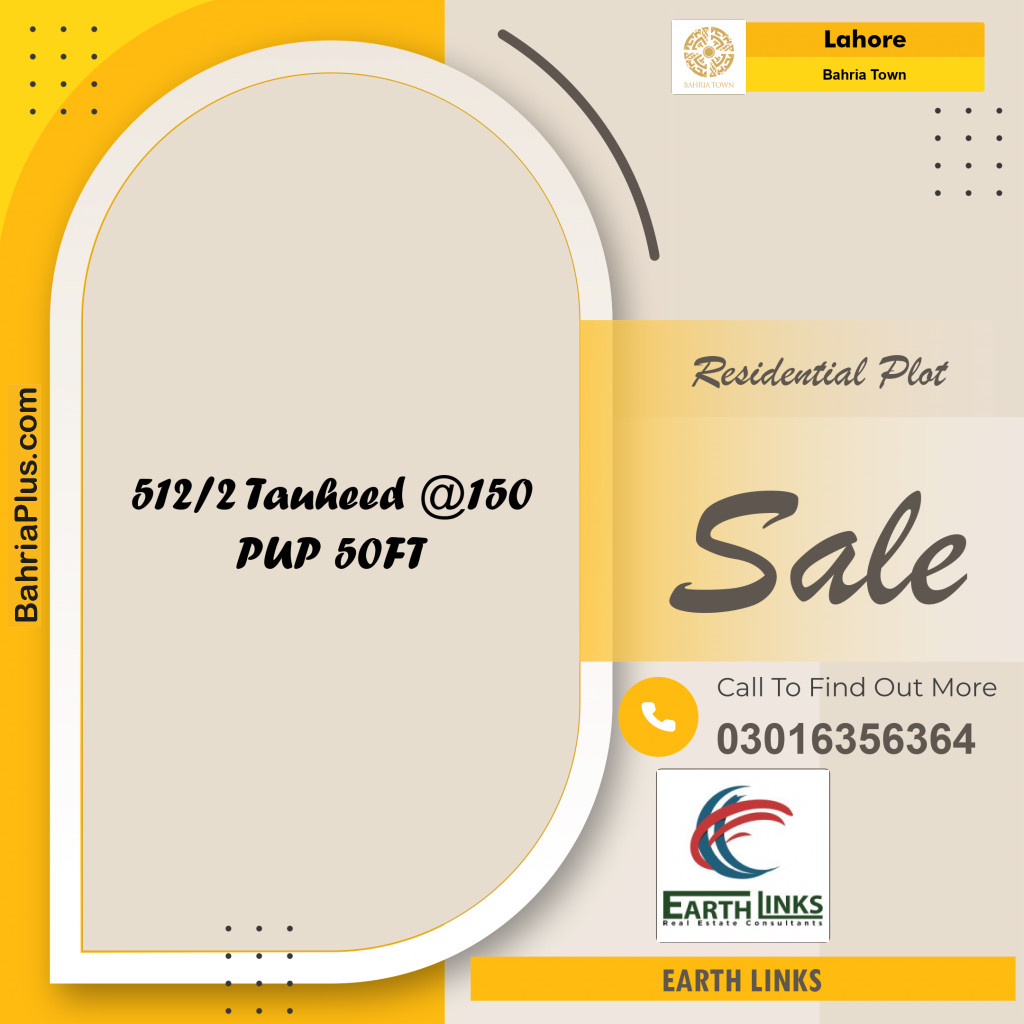Residential Plot for Sale in Bahria Town, Lahore - (BP-198949)