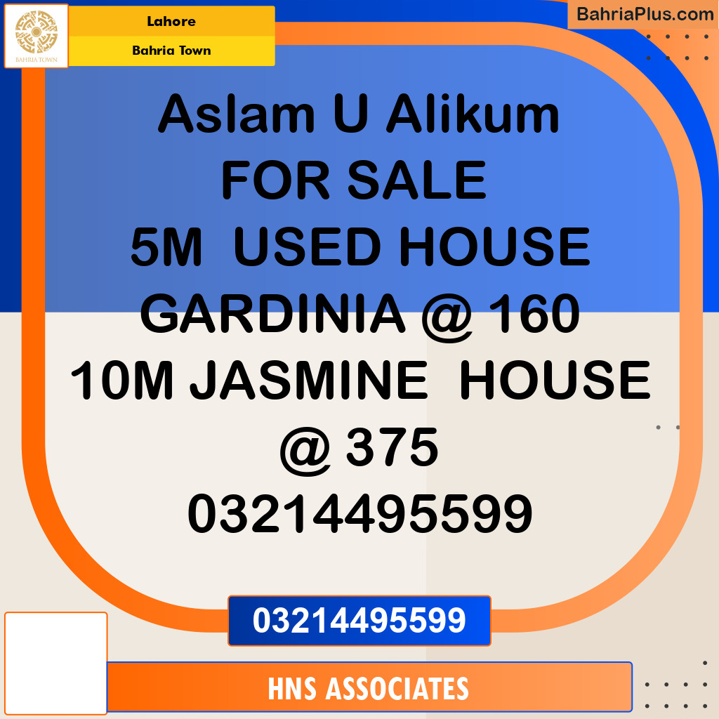 Residential House for Sale in Bahria Town, Lahore - (BP-199127)