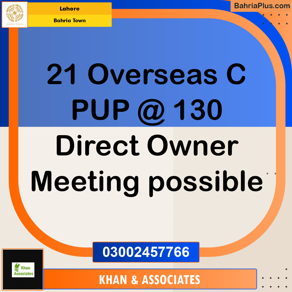 Residential Plot for Sale in Bahria Town, Lahore - (BP-199221)