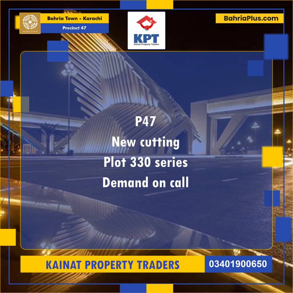 250 Sq. Yards Residential Plot for Sale in Precinct 47 -  Bahria Town, Karachi - (BP-199247)