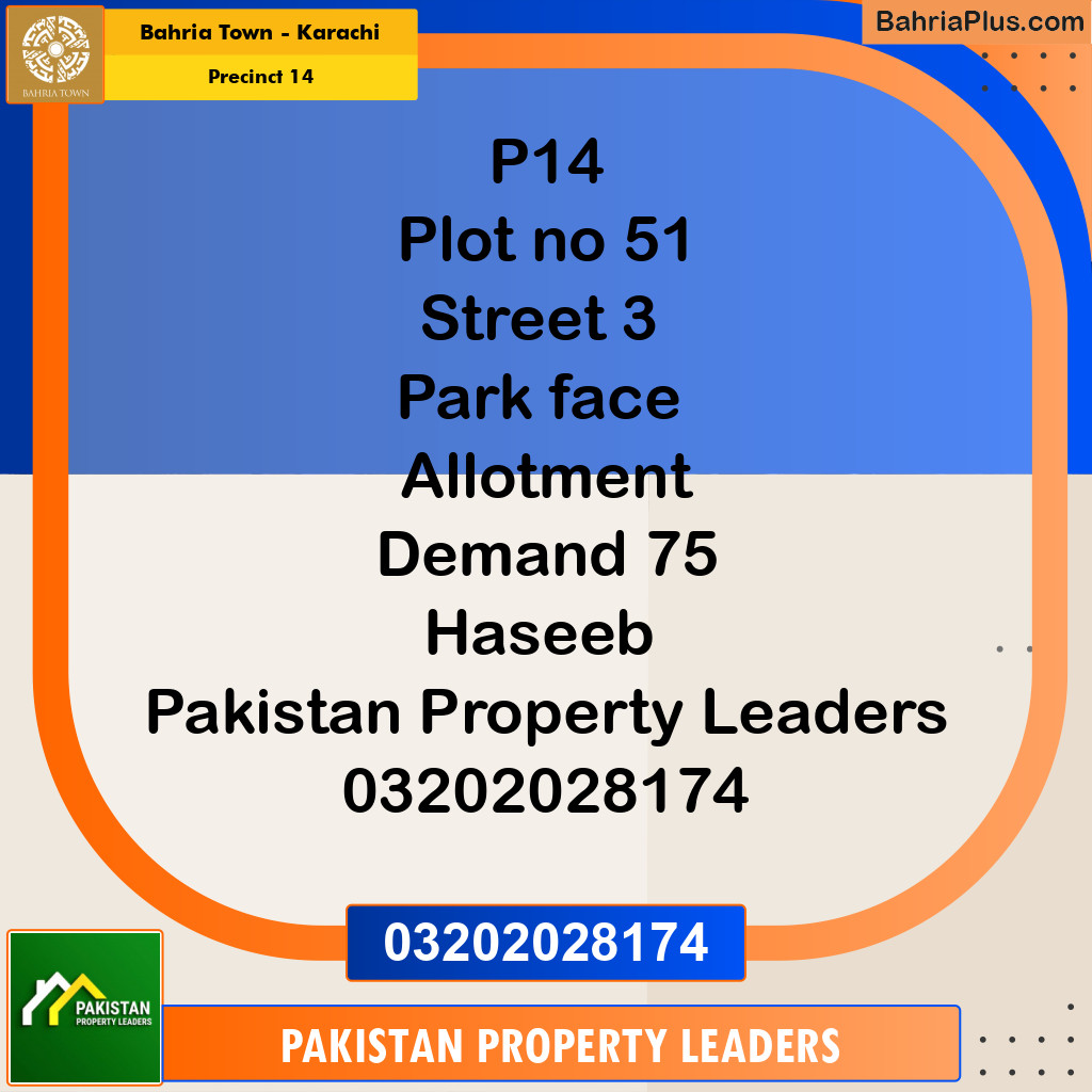 125 Sq. Yards Residential Plot for Sale in Precinct 14 -  Bahria Town, Karachi - (BP-199293)