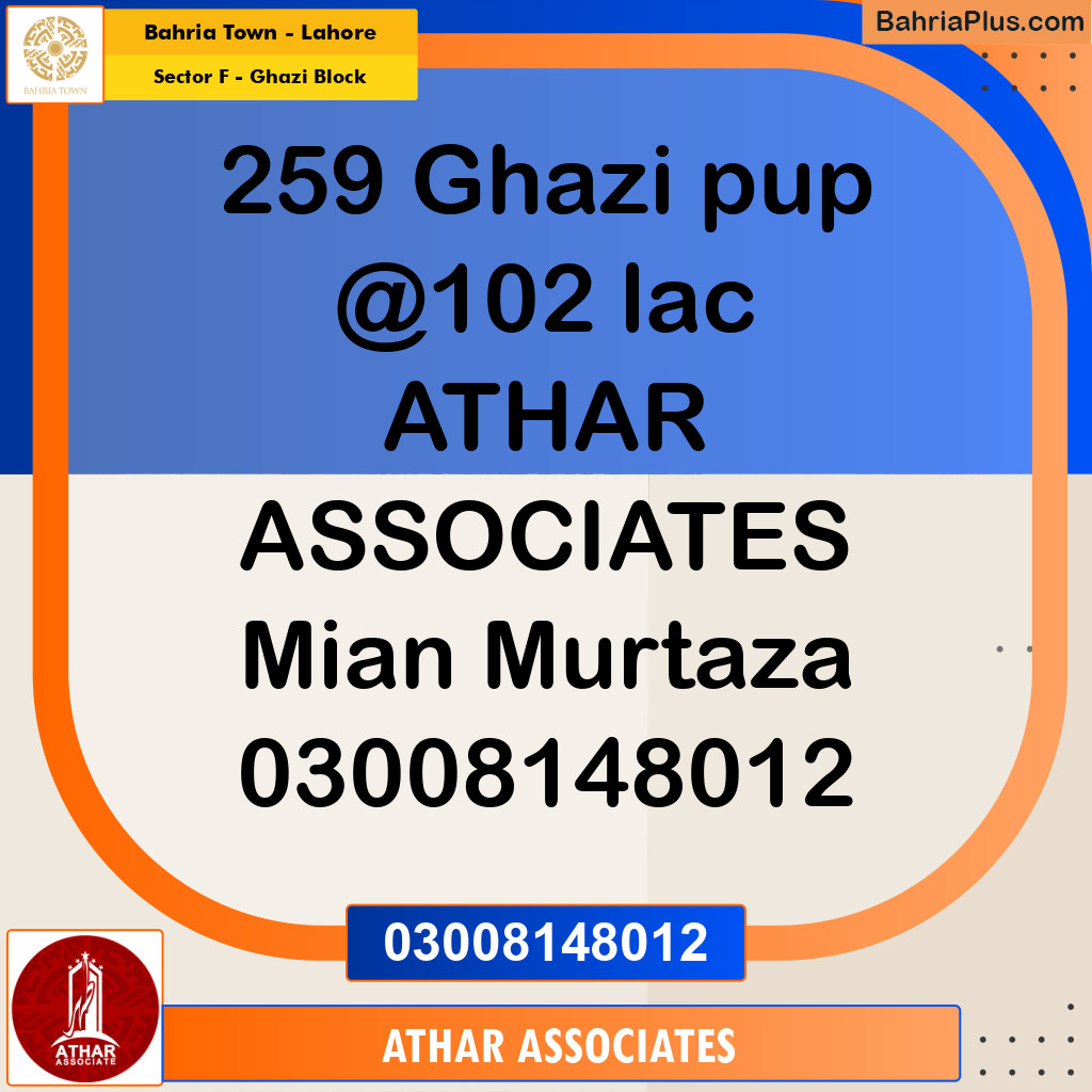 Residential Plot for Sale in Sector F - Ghazi Block - Bahria Town, Lahore - (BP-199436)
