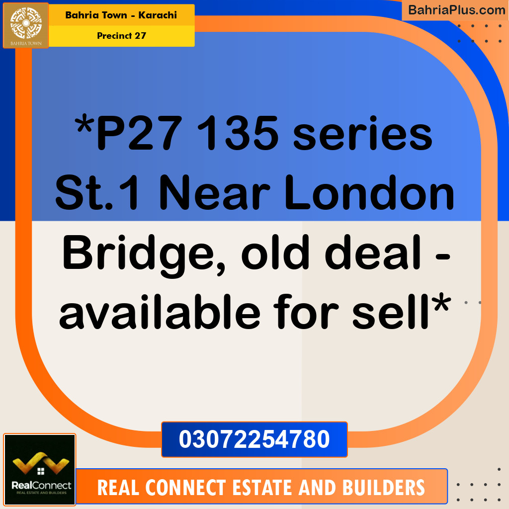 Residential Plot for Sale in Precinct 27 -  Bahria Town, Karachi - (BP-199489)