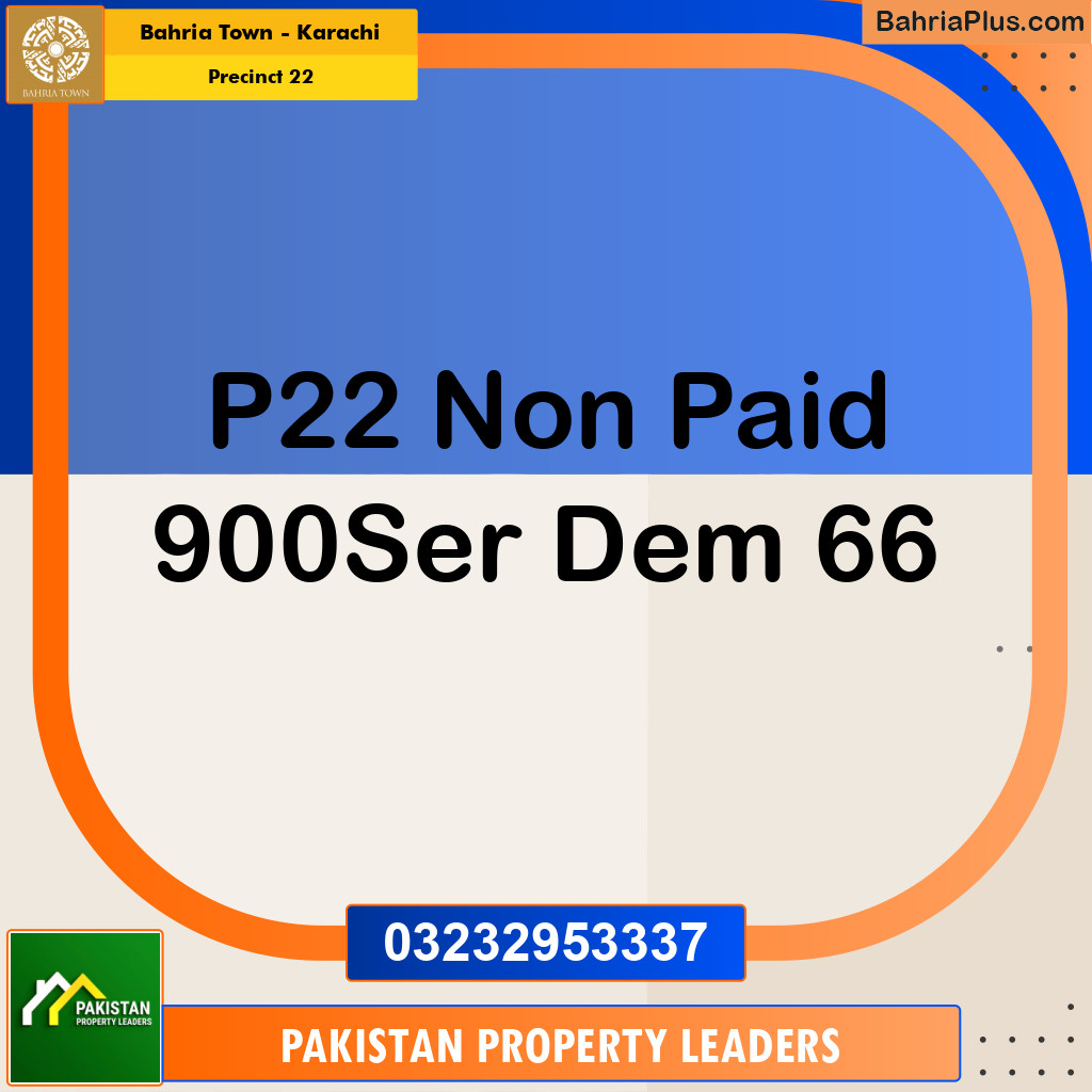 250 Sq. Yards Residential Plot for Sale in Precinct 22 -  Bahria Town, Karachi - (BP-199490)