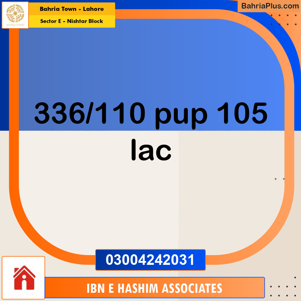 10 Marla Residential Plot for Sale in Sector E - Nishtar Block -  Bahria Town, Lahore - (BP-199653)