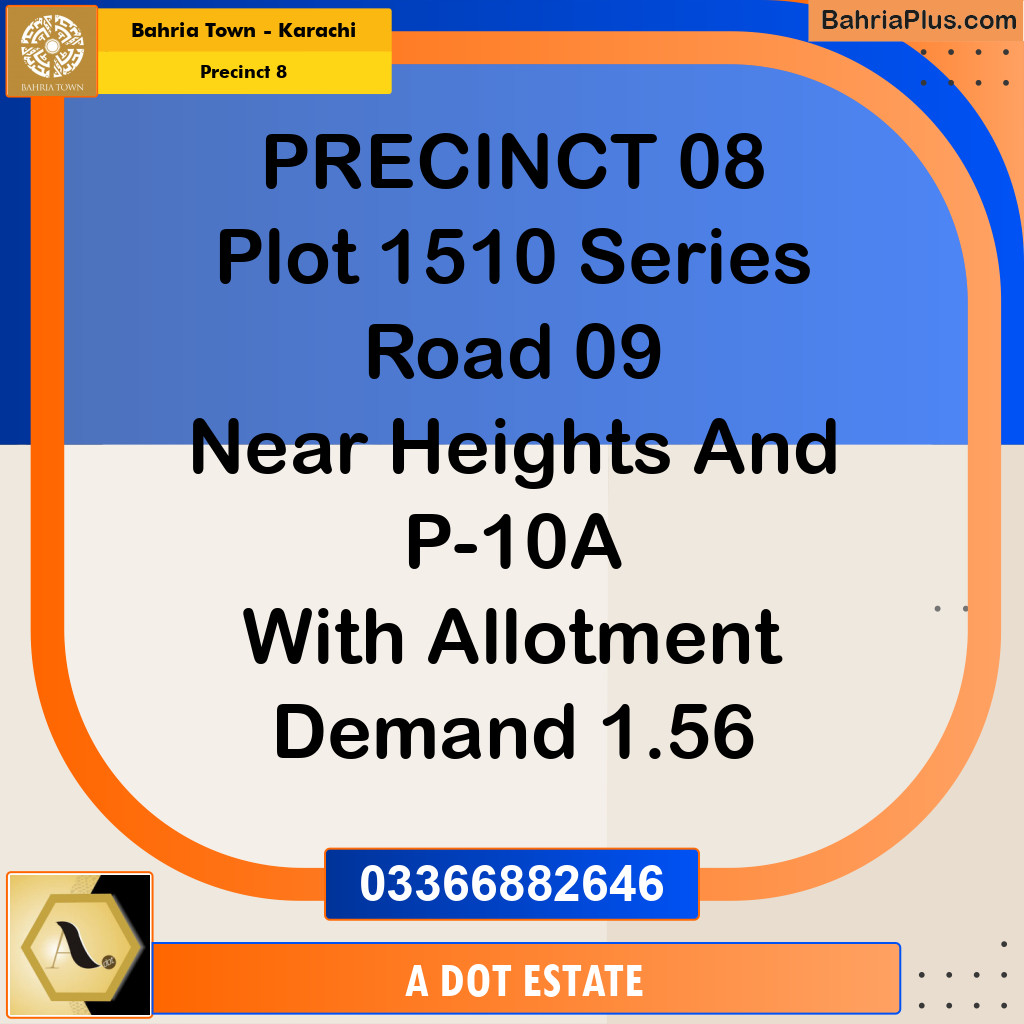 272 Sq. Yards Residential Plot for Sale in Precinct 8 -  Bahria Town, Karachi - (BP-199750)