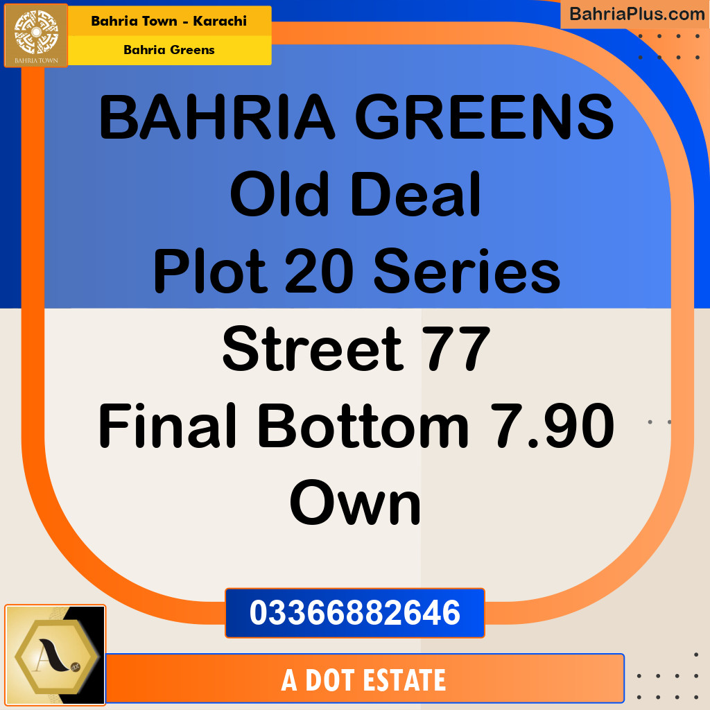 75 Sq. Yards Residential Plot for Sale in Bahria Greens -  Bahria Town, Karachi - (BP-199752)