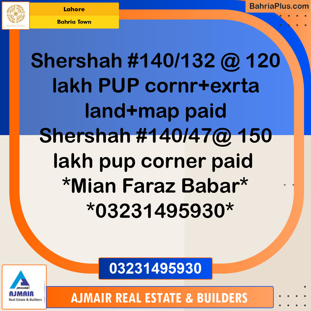 Residential Plot for Sale in Bahria Town, Lahore - (BP-200027)