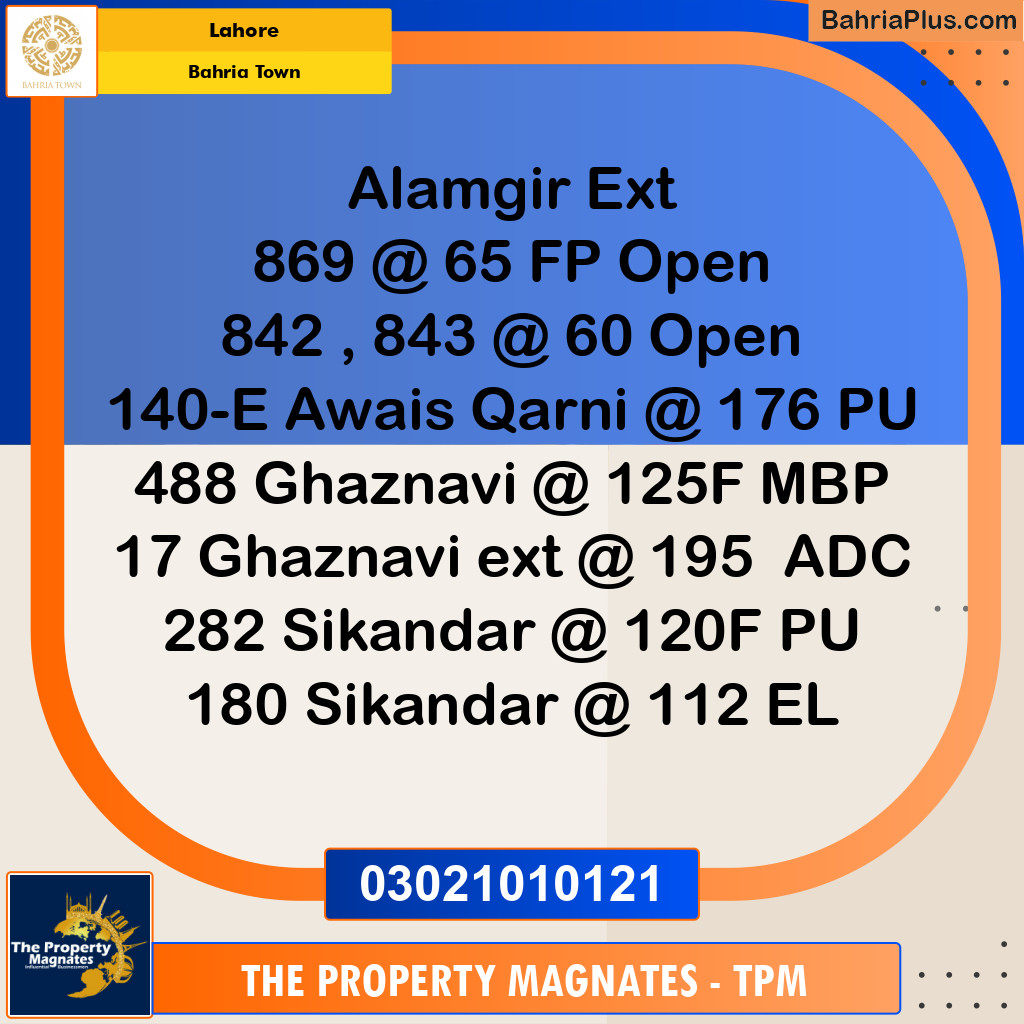 Residential Plot for Sale in Bahria Town, Lahore - (BP-200036)