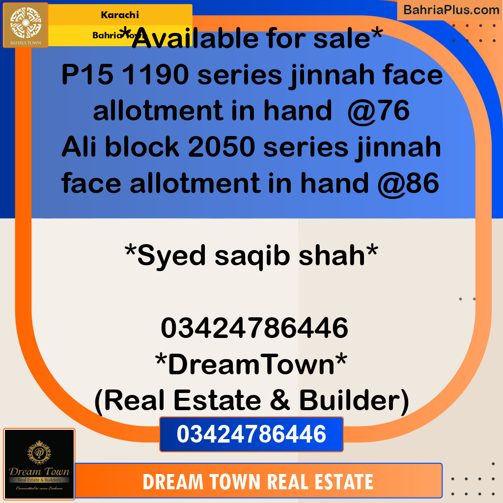 125 Sq. Yards Residential Plot for Sale in Bahria Town, Karachi - (BP-200237)