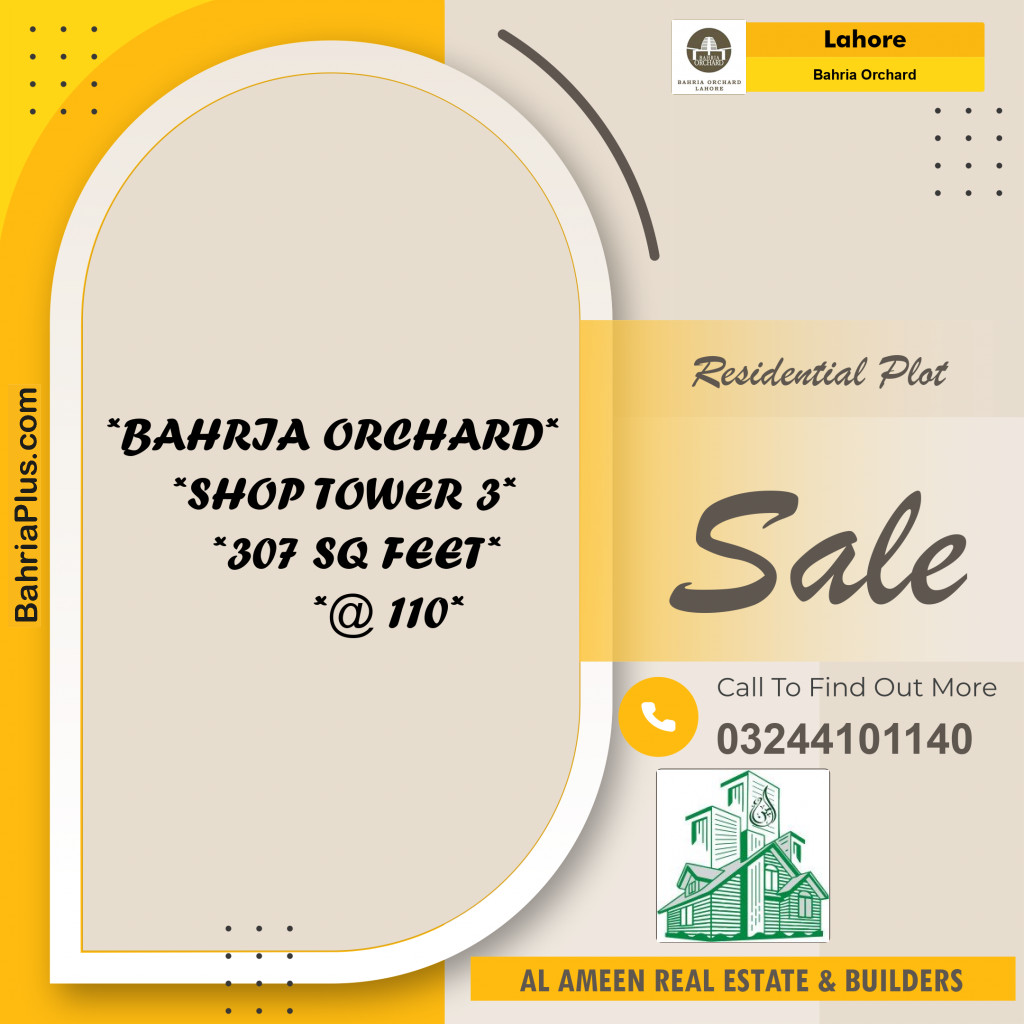 Residential Plot for Sale in Bahria Orchard, Lahore - (BP-200391)